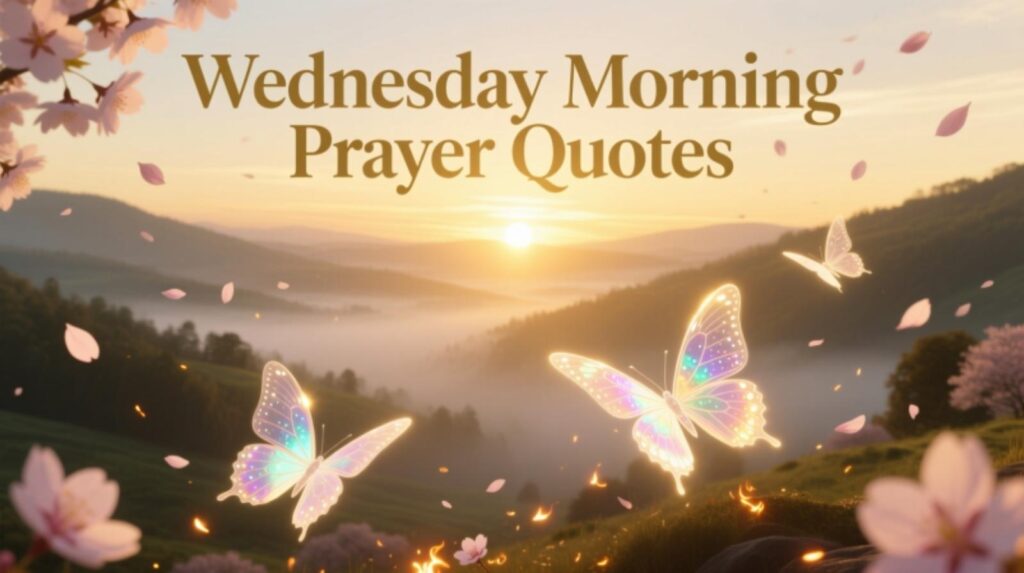 Wednesday Morning Prayer Quotes and Messages of Hope