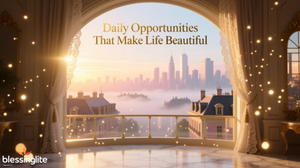 Daily Opportunities That Make Life Beautiful