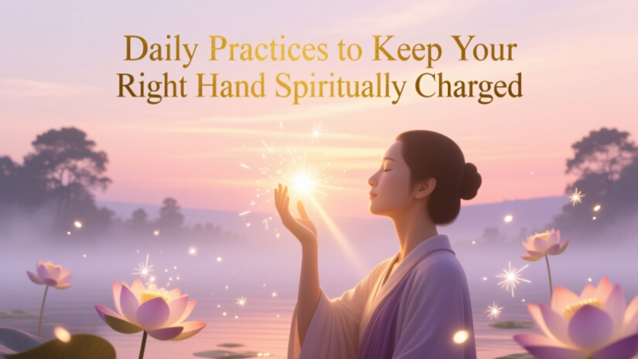 Daily Practices to Keep Your Right Hand Spiritually Charged