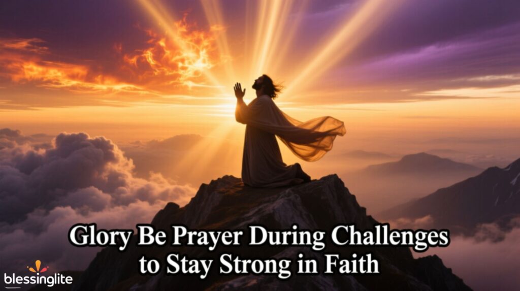 Glory Be Prayer During Challenges to Stay Strong in Faith