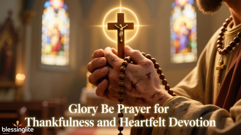 Glory Be Prayer for Thankfulness and Heartfelt Devotion