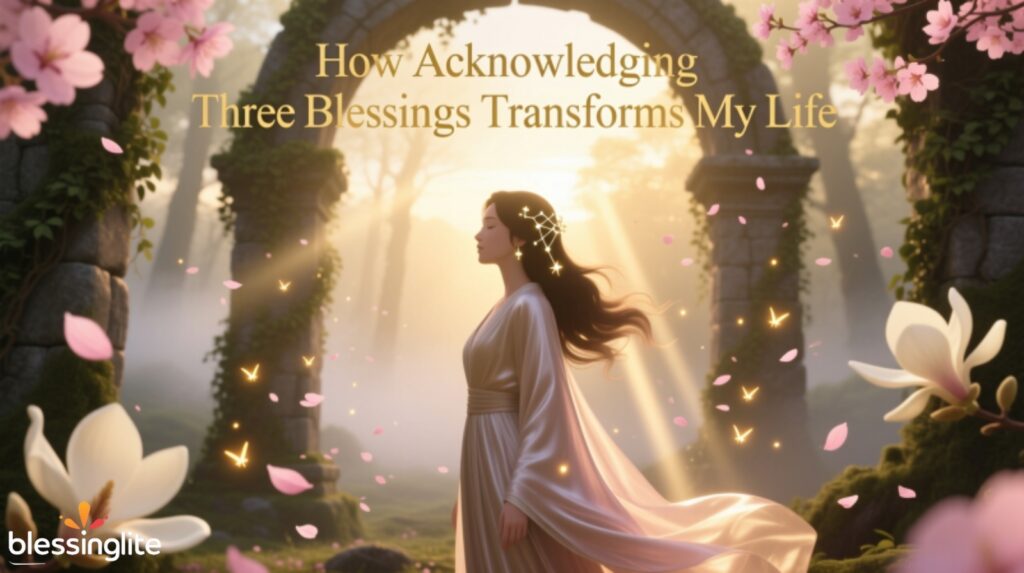 _How Acknowledging Three Blessings Transforms My Life
