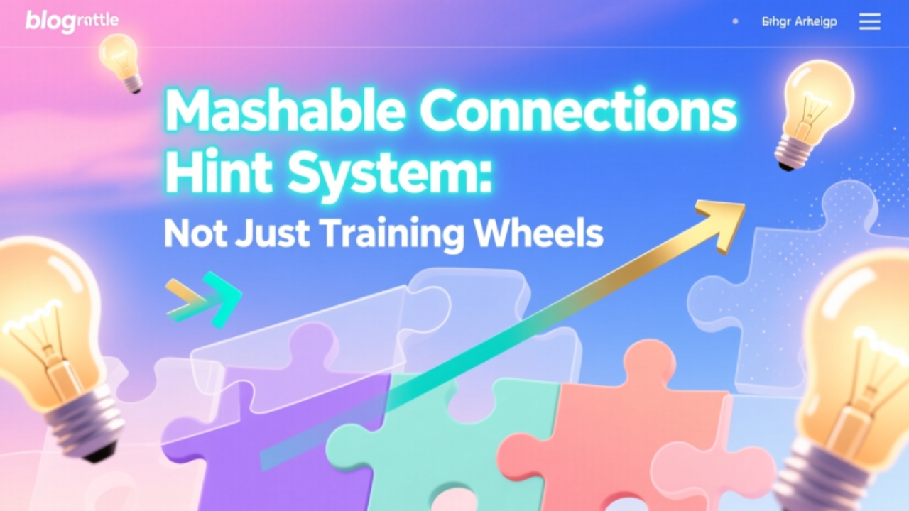 Mashable Connections Hint System Not Just Training Wheels