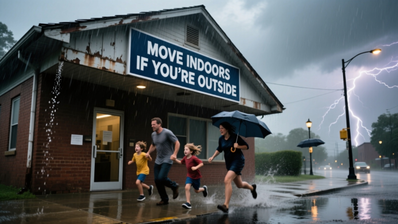 Move Indoors If You’re Outside