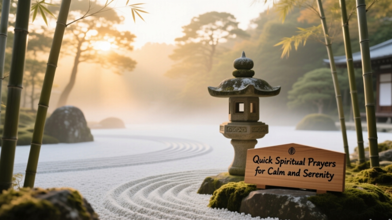 Quick Spiritual Prayers for Calm and Serenity
