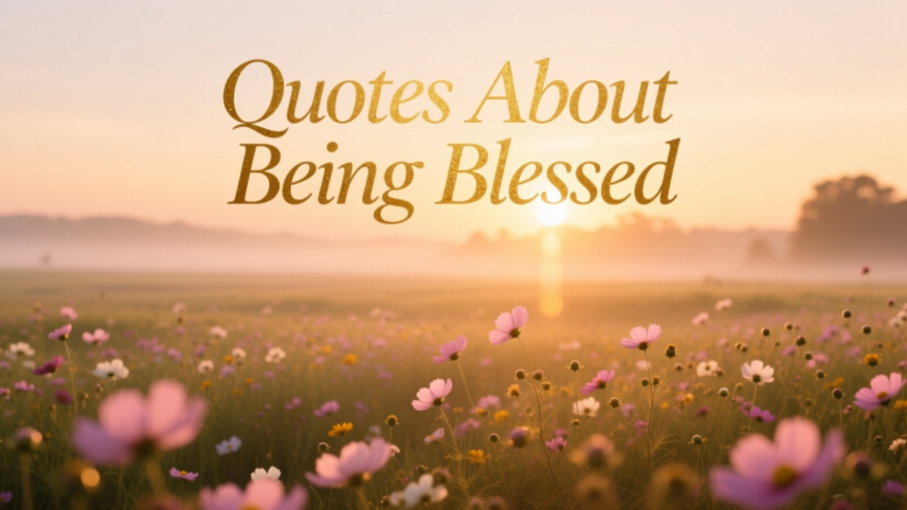 Quotes About Being Blessed