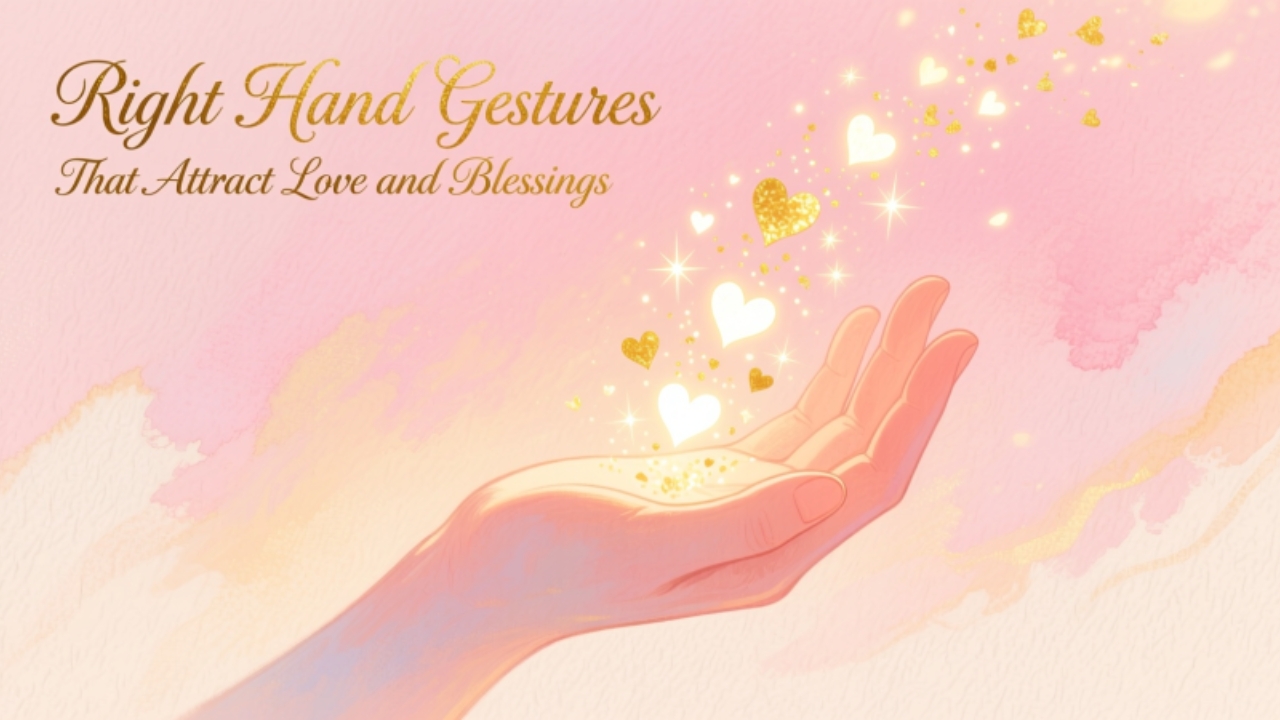 Right Hand Gestures That Attract Love and Blessings