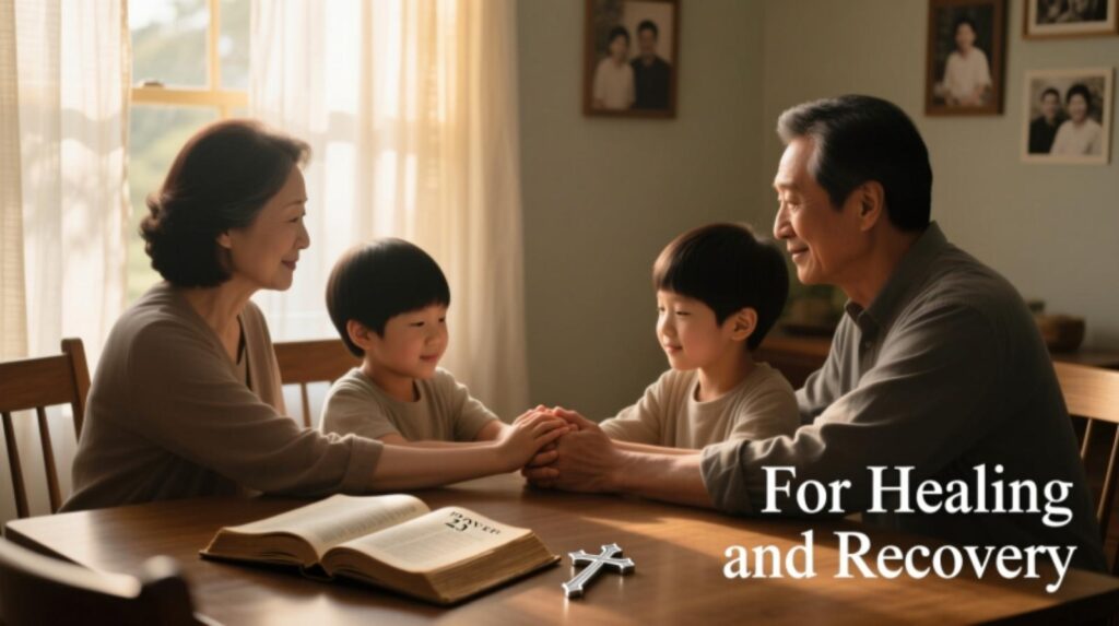 Short Prayer For Healing And Recovery For A Family Member