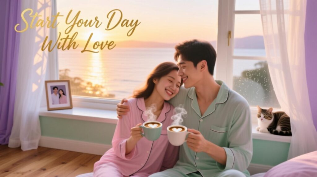 Start Your Day with Love Romantic Morning Greetings