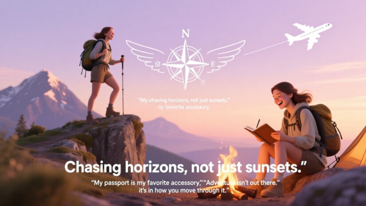 Travel and Adventure Instagram Captions for Girls