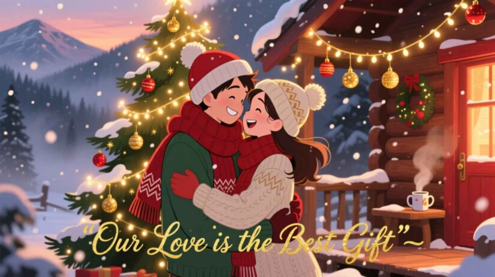 Cute Christmas Captions for Couples