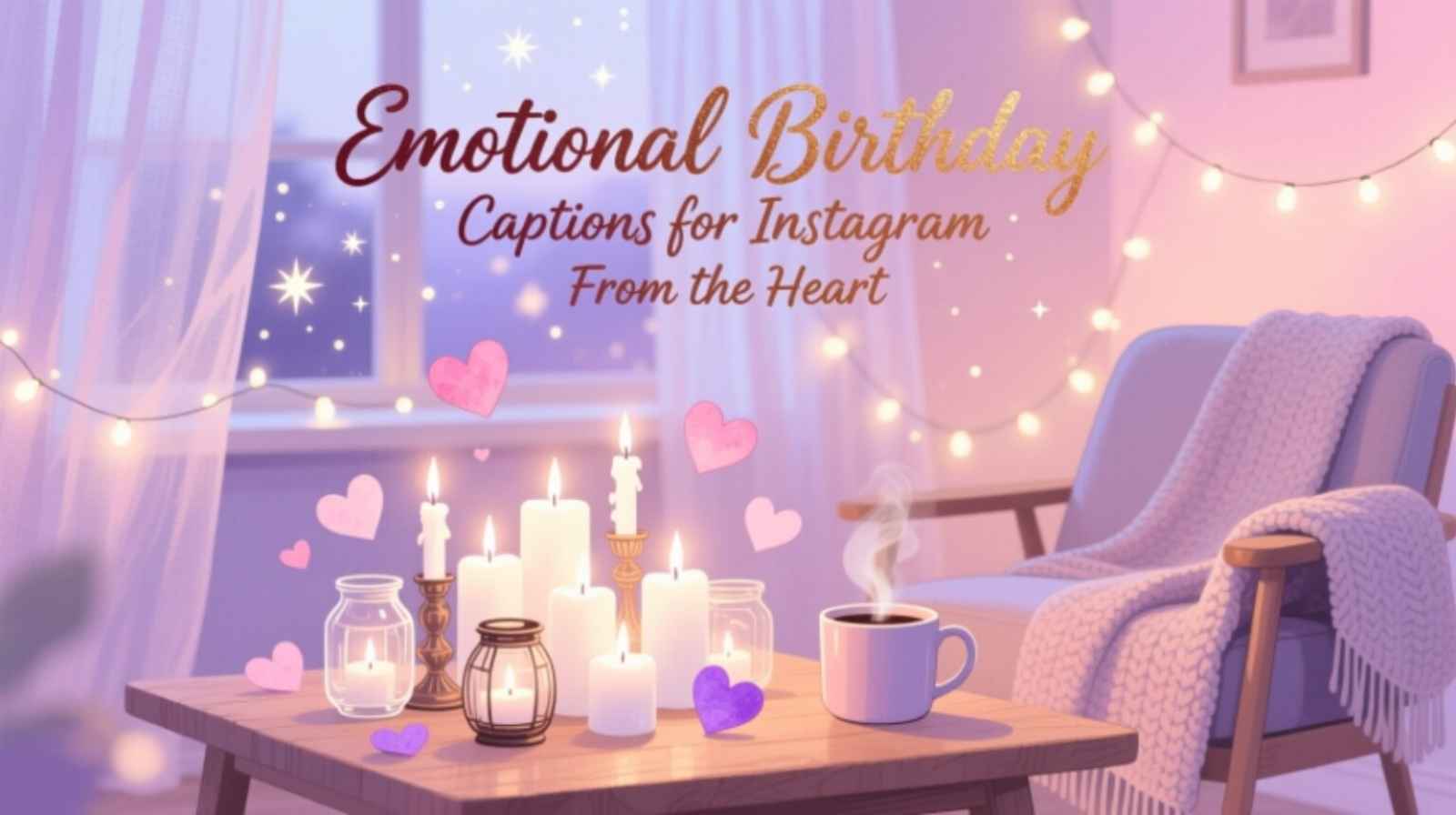Emotional Birthday Captions for Instagram From the Heart