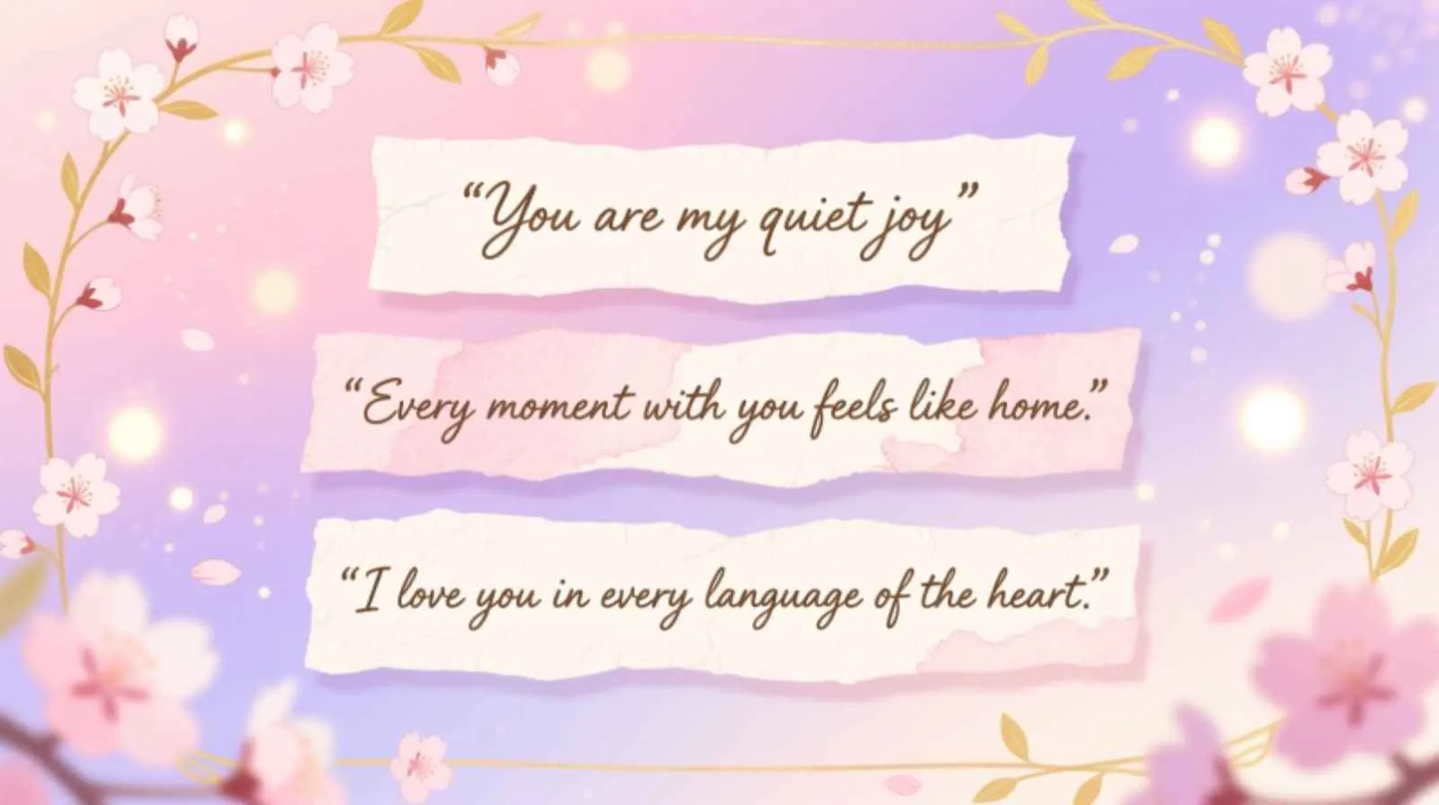 Romantic Aesthetic Short Quotes for Your Loved Ones