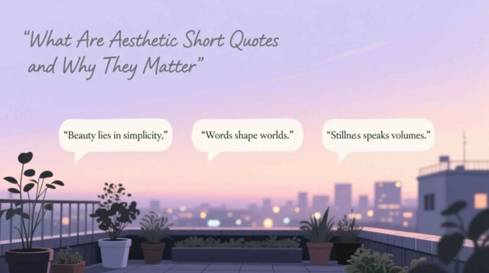 What Are Aesthetic Short Quotes and Why They Matter