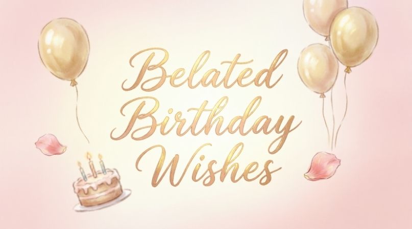 Belated Birthday Wishes
