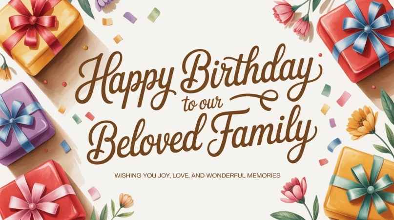 Birthday Wishes for Family Members