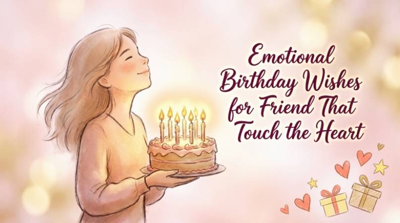 Emotional Birthday Wishes for Friend That Touch the Heart