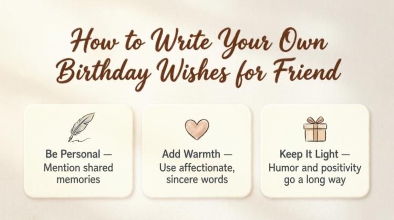 How to Write Your Own Birthday Wishes for Friend