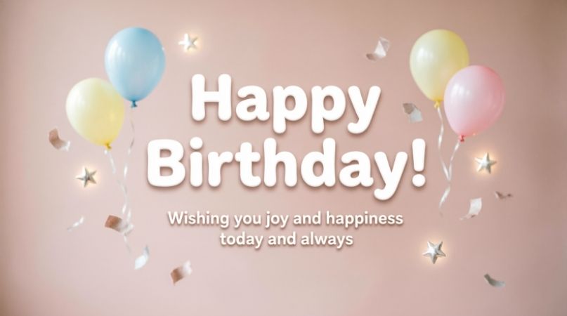 Simple General Birthday Wishes