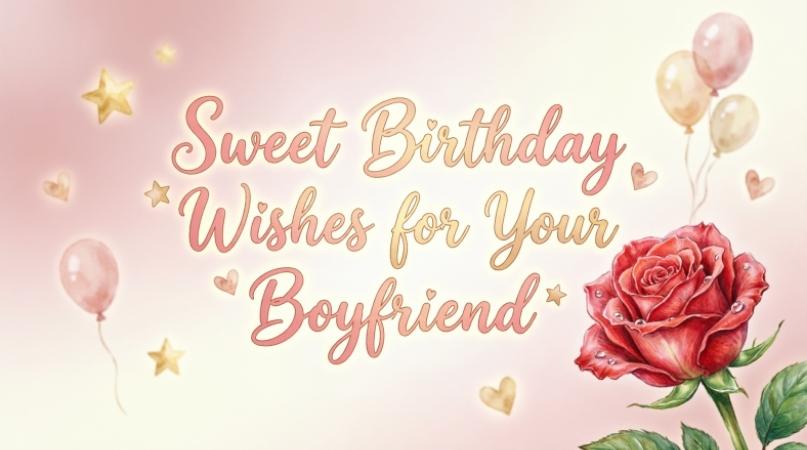 Sweet Birthday Wishes for Your Boyfriend