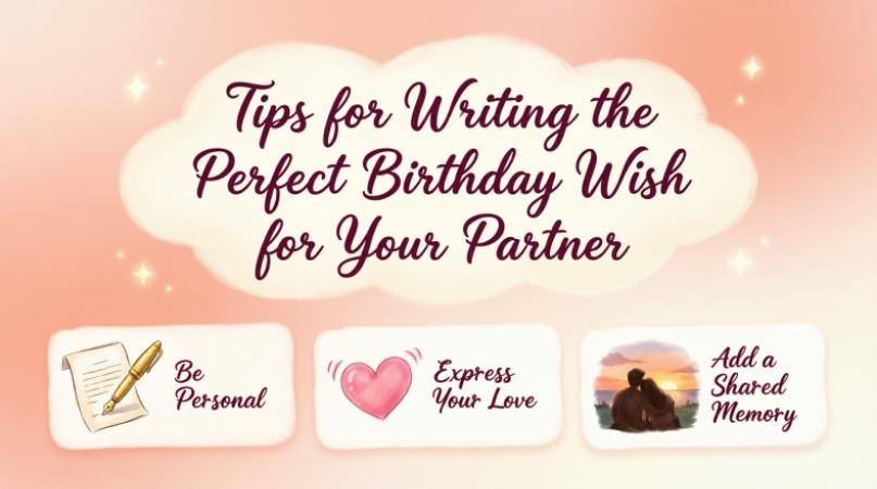 Tips for Writing the Perfect Birthday Wish for Your Partner