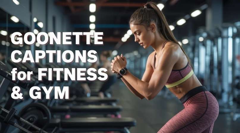 Goonette Captions for Fitness & Gym