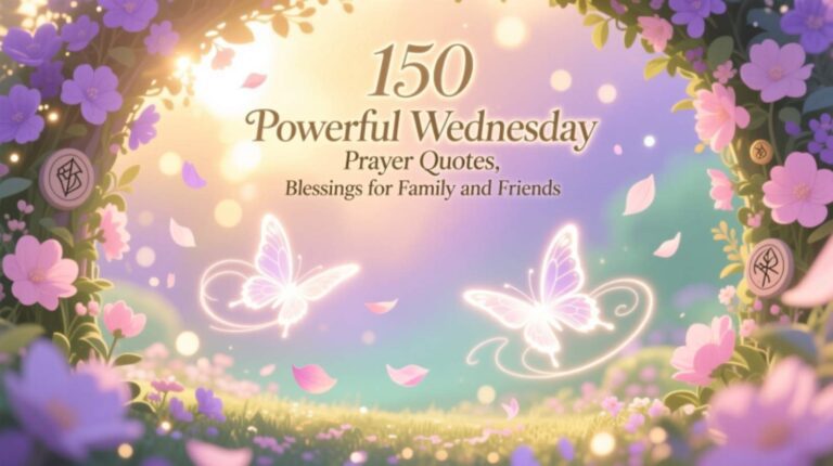 150 Powerful Wednesday Prayer Quotes, Blessings For Family And Friends