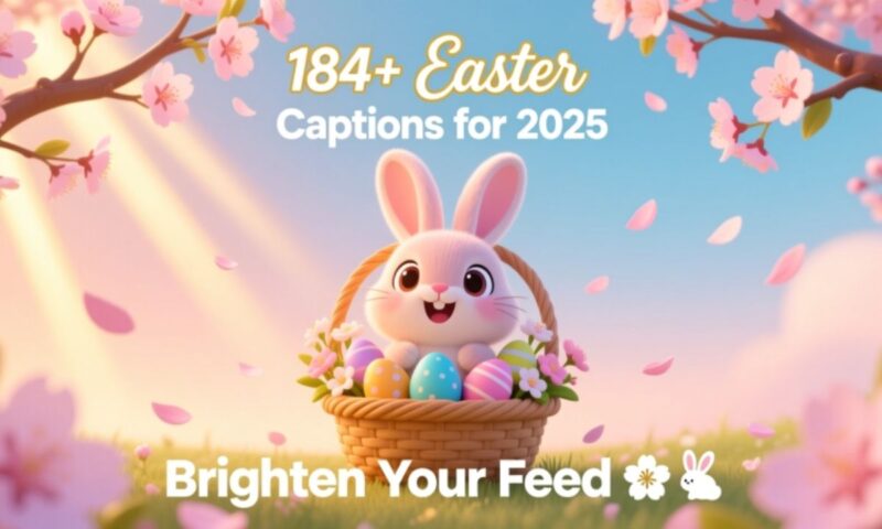 🐰🌸 184+ Easter Captions for 2025 That Will Brighten Your Feed 🌸🐰