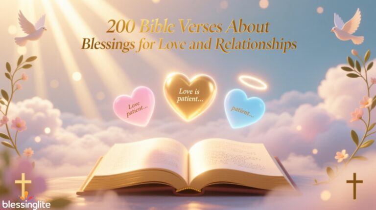 200 Bible Verse About Blessings for Love and Relationships