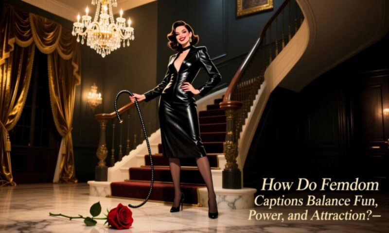 How Do Femdom Captions Balance Fun, Power, and Attraction