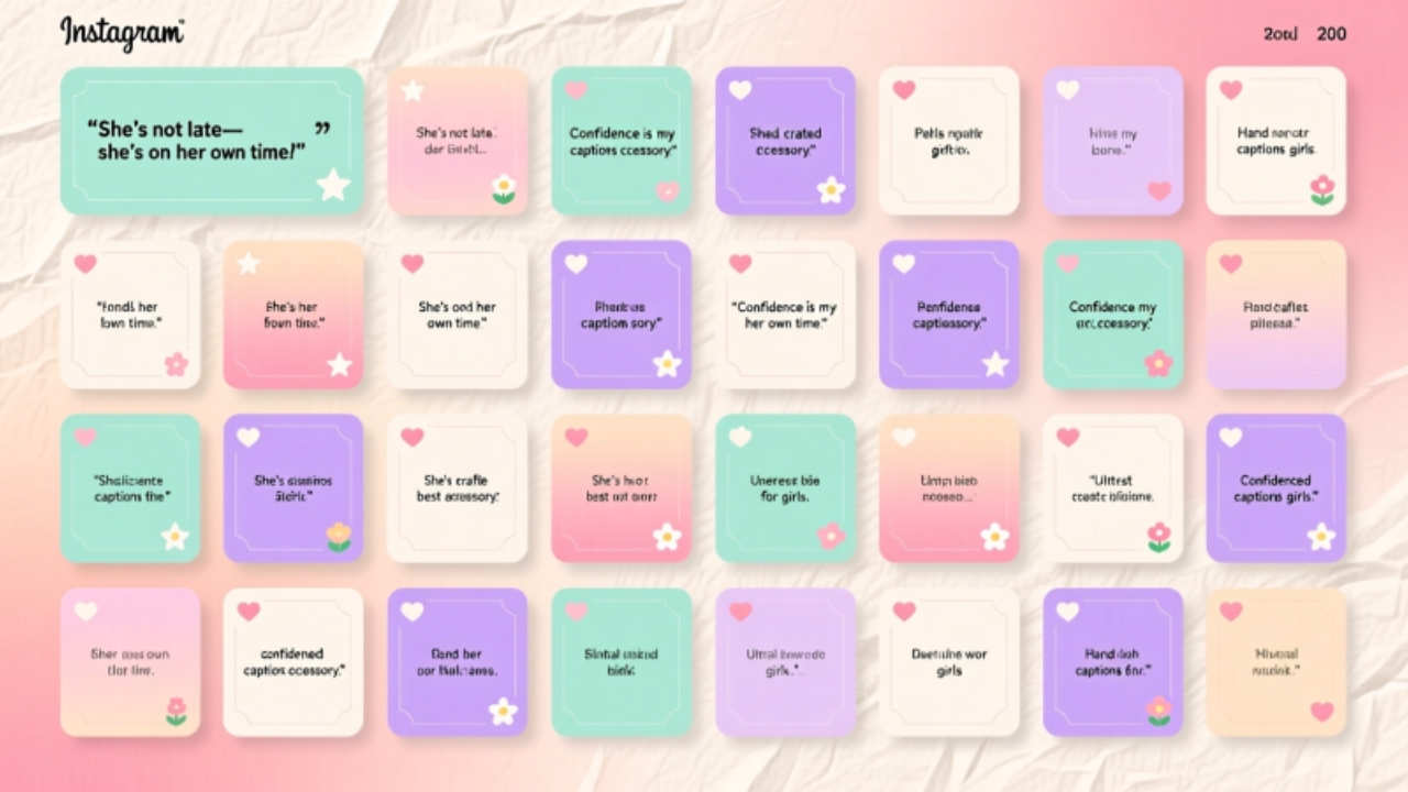 _Top 200 Instagram Captions for Girls to Boost Likes & Followers