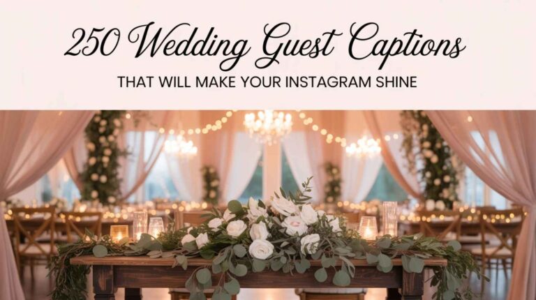 250 Wedding Guest Captions That Will Make Your Instagram Shine