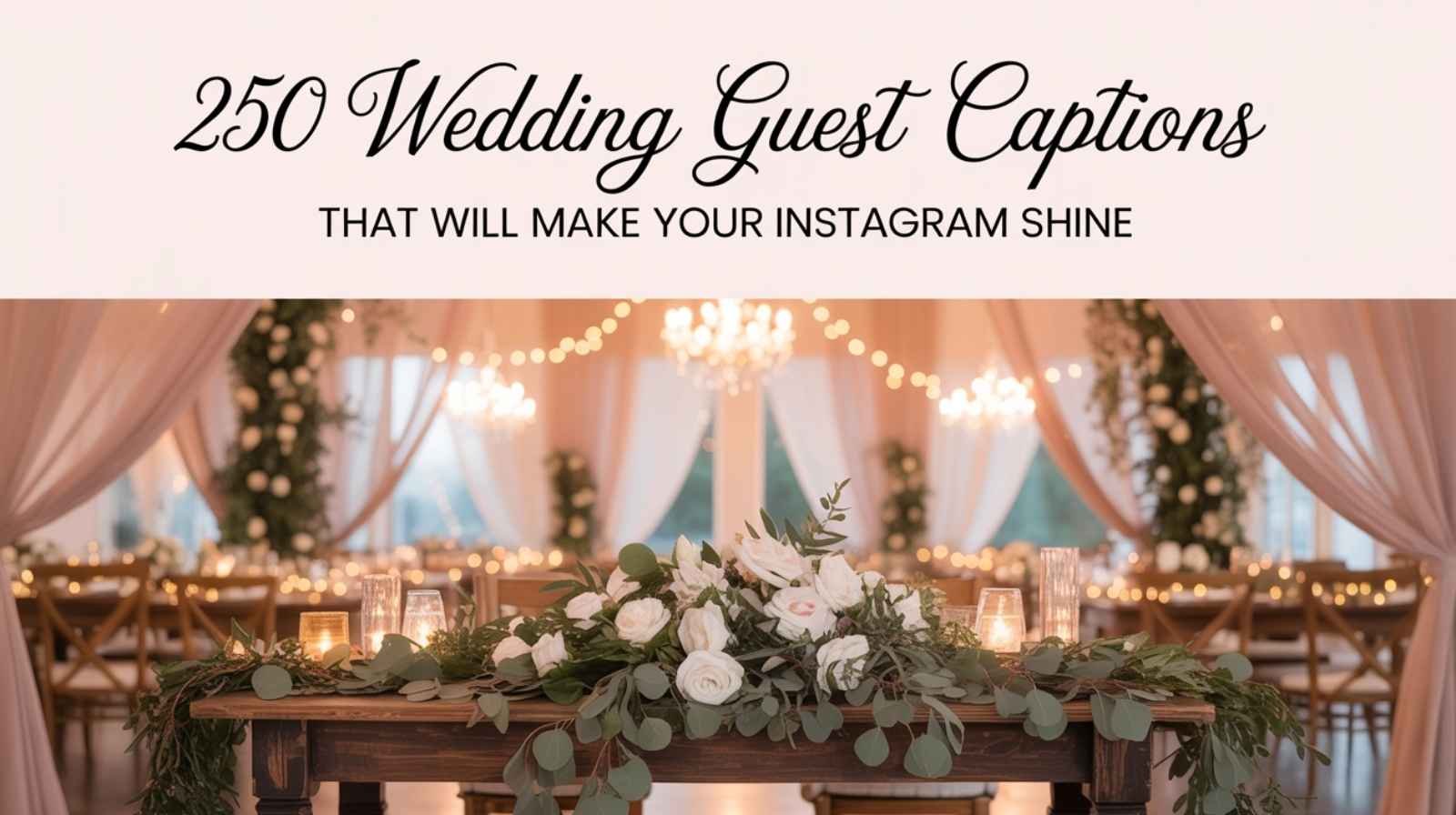 250 Wedding Guest Captions That Will Make Your Instagram Shine