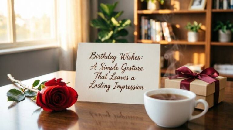 Birthday Wishes: A Simple Gesture That Leaves a Lasting Impression