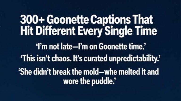 300+ Goonette Captions That Hit Different Every Single Time